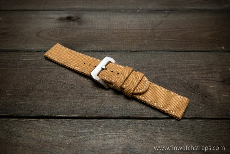 Vintage canvas watch strap.