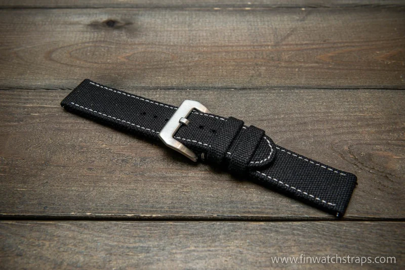Vintage canvas watch strap.