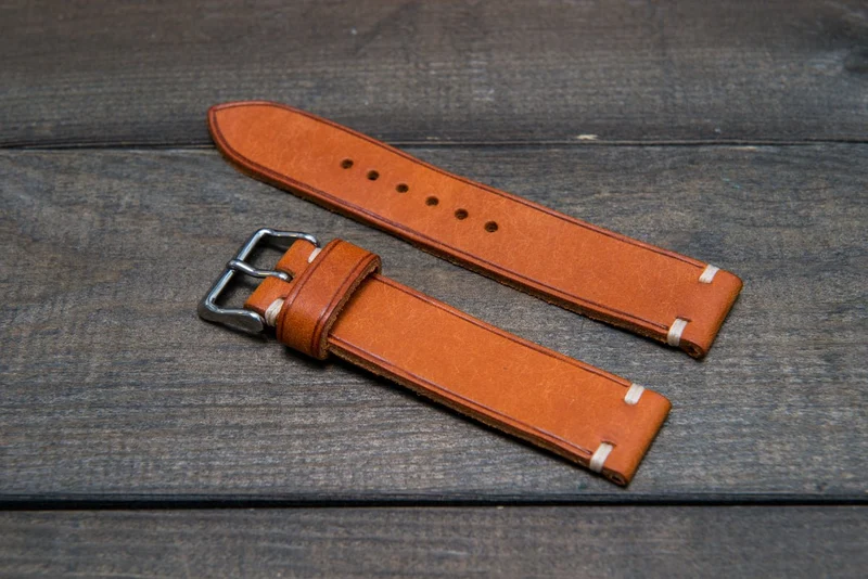 Badalassi Carlo, Pueblo Olmo leather watch strap. Hand-made to order in Finland.