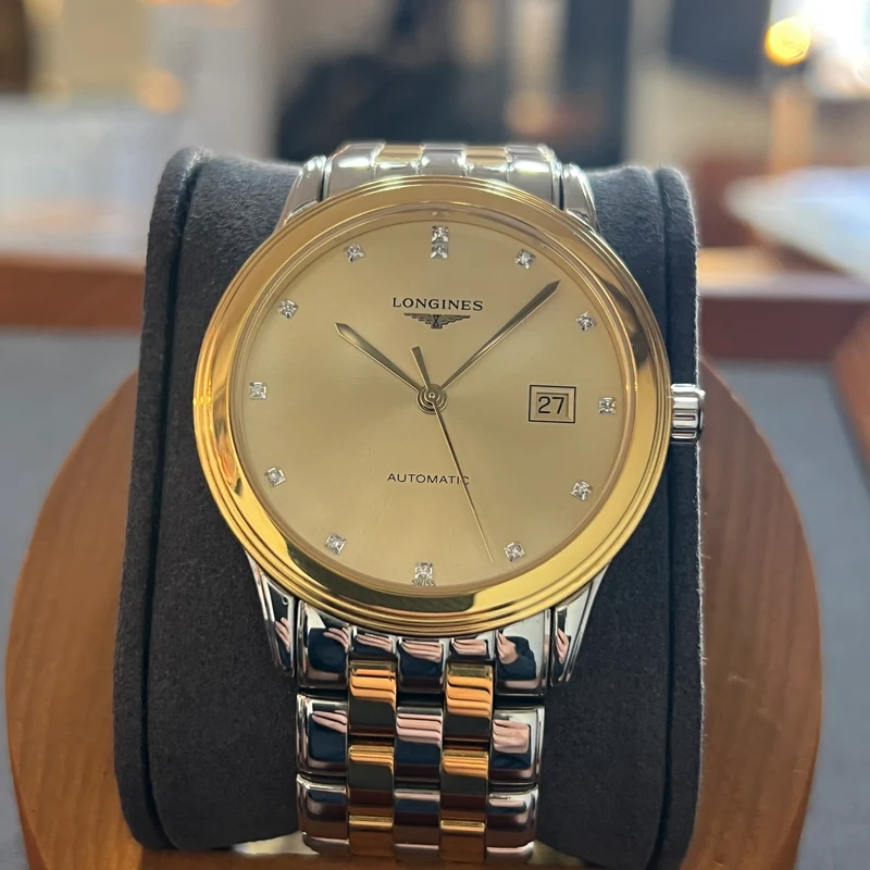 Longines Flagship Two-Tone Diamond Index L4.984.3