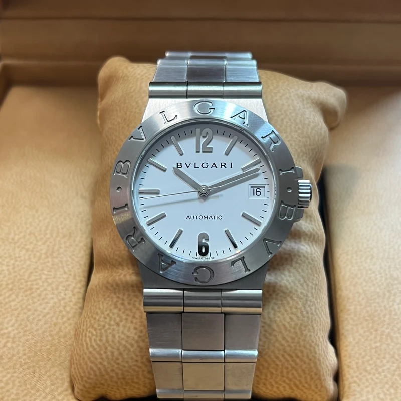 Bulgari Diagono Automatic Date Full Set LCV35S