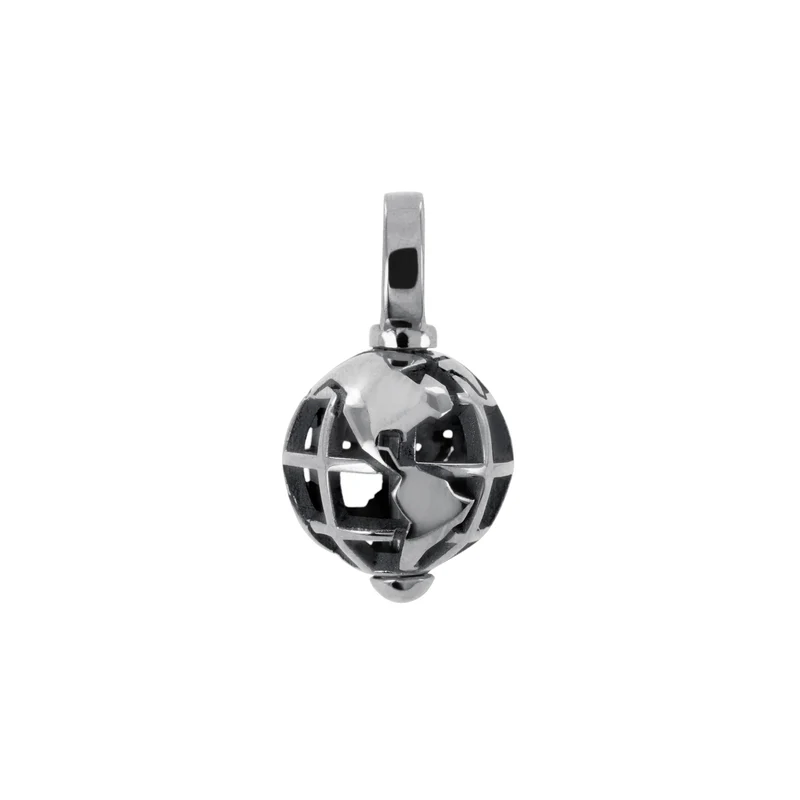 Pendentif perle de voyage en argent