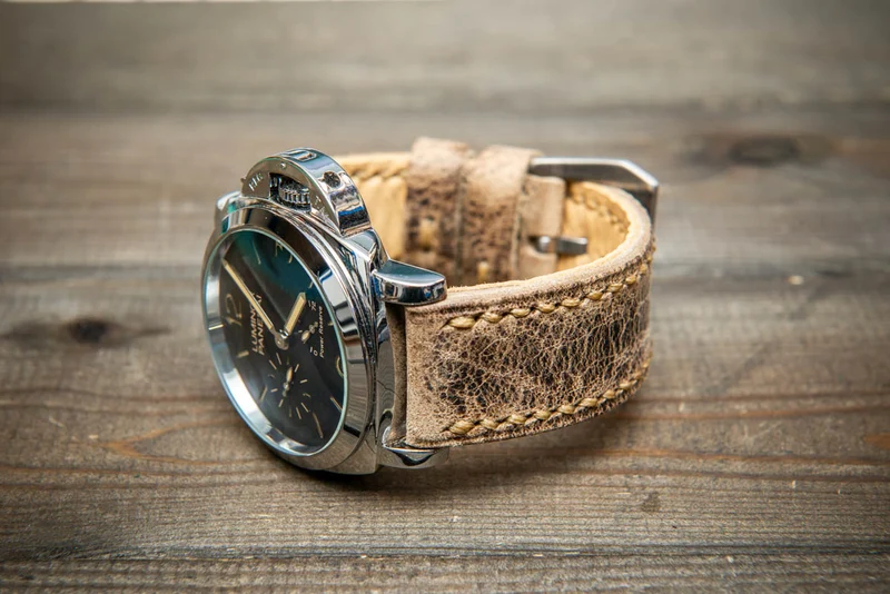 Wild African Kudu Leather Watch Strap – Sahara Dusk | Handmade in Finland by FinWatchStraps