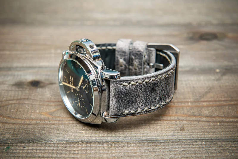 Wild African Kudu Leather Watch Strap – Kalahari Twilight | Handmade in Finland by FinWatchStraps