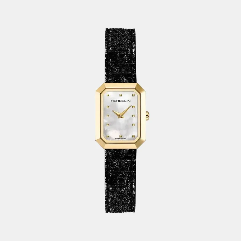 Montre HERBELIN Femme Octogone en Cuir 17446P19