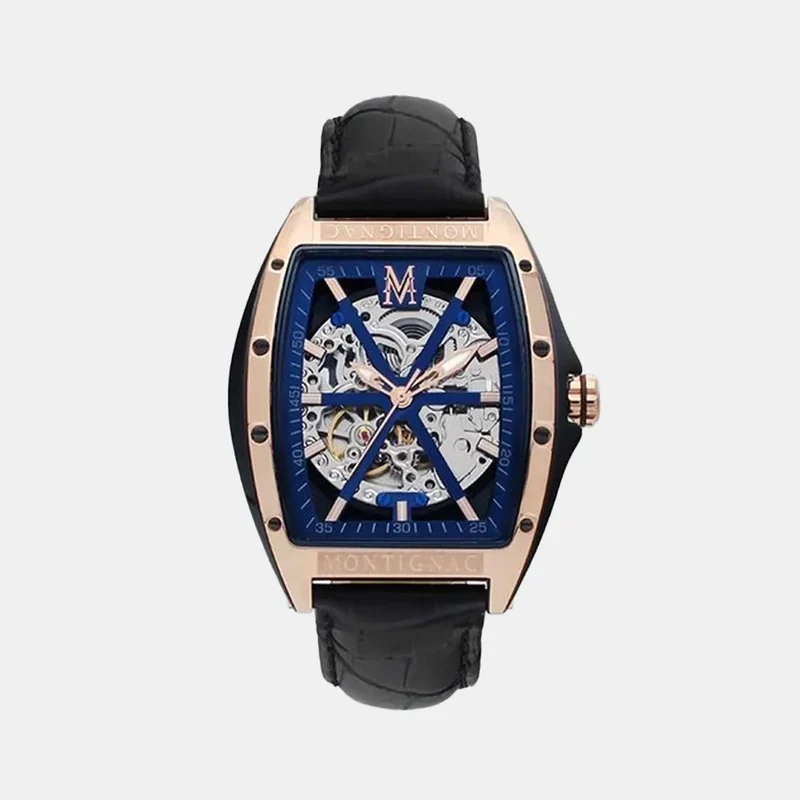 Montre MONTIGNAC Paladin Homme Automatique en Cuir MOW412