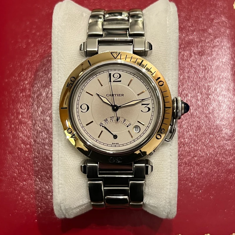 Cartier Pasha C Power Reserve 12-1996 Ensemble complet W31012H3