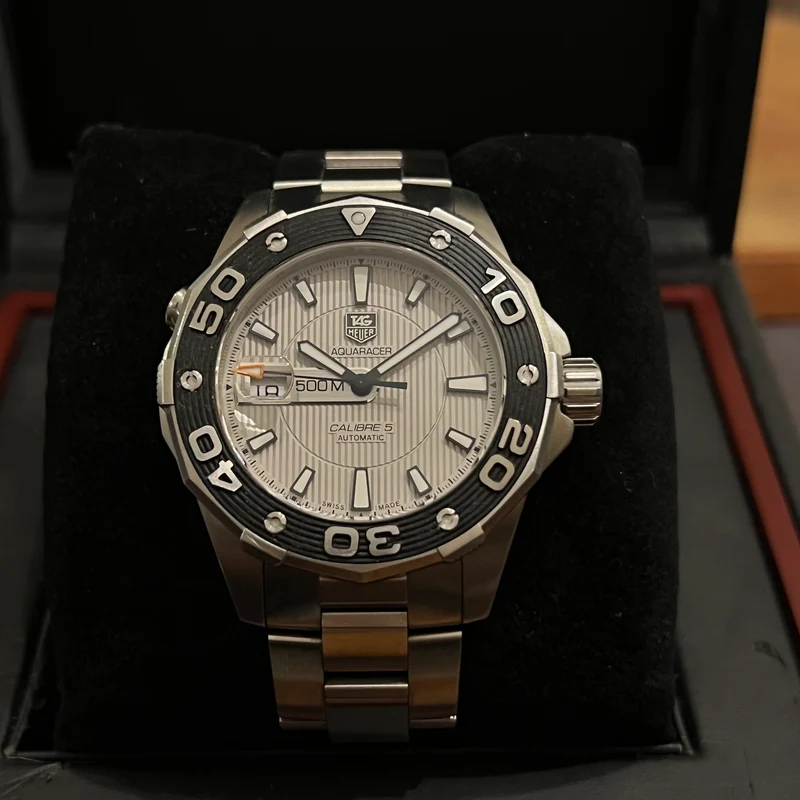 Montre TAG Heuer Aquaracer 500M Calibre 5 Ensemble complet WAJ2111.BA0870