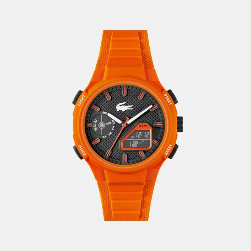 Montre LACOSTE Homme LC33-X en silicone Orange 2011369