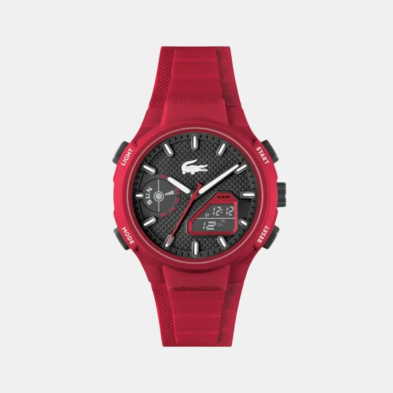 Montre LACOSTE Homme LC33-X en silicone Rouge 2011368