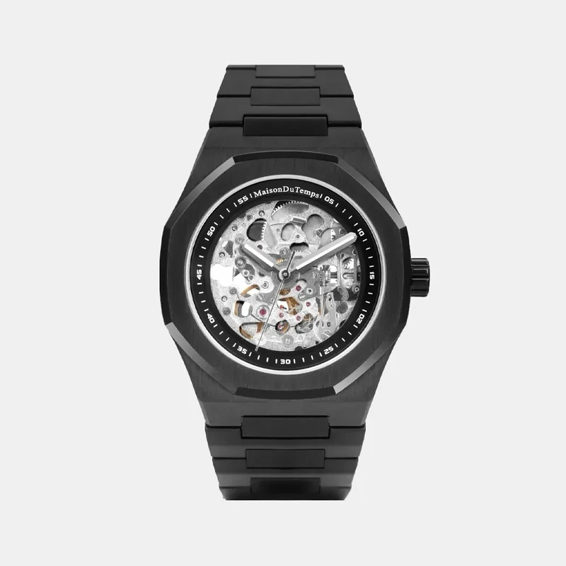 Montre MAISON DU TEMPS Homme MTBeta Skeleton Black Automatique 120-A