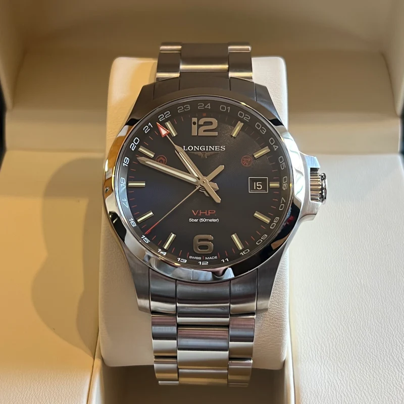 Longines Conquest VHP 05-2019 Ensemble complet L3.728.4.96.6