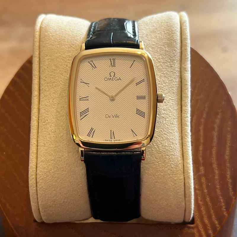 Omega De Ville Quartz Vintage Champagne Dial Non fonctionnel