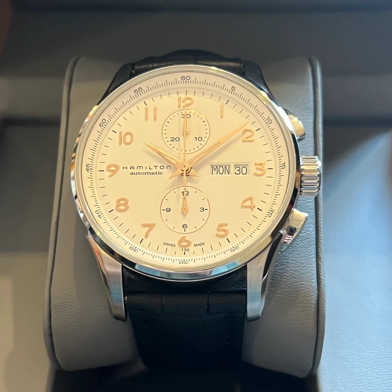 Hamilton Chronographe Jazzmaster Maestro 2024, coffret complet H32766513