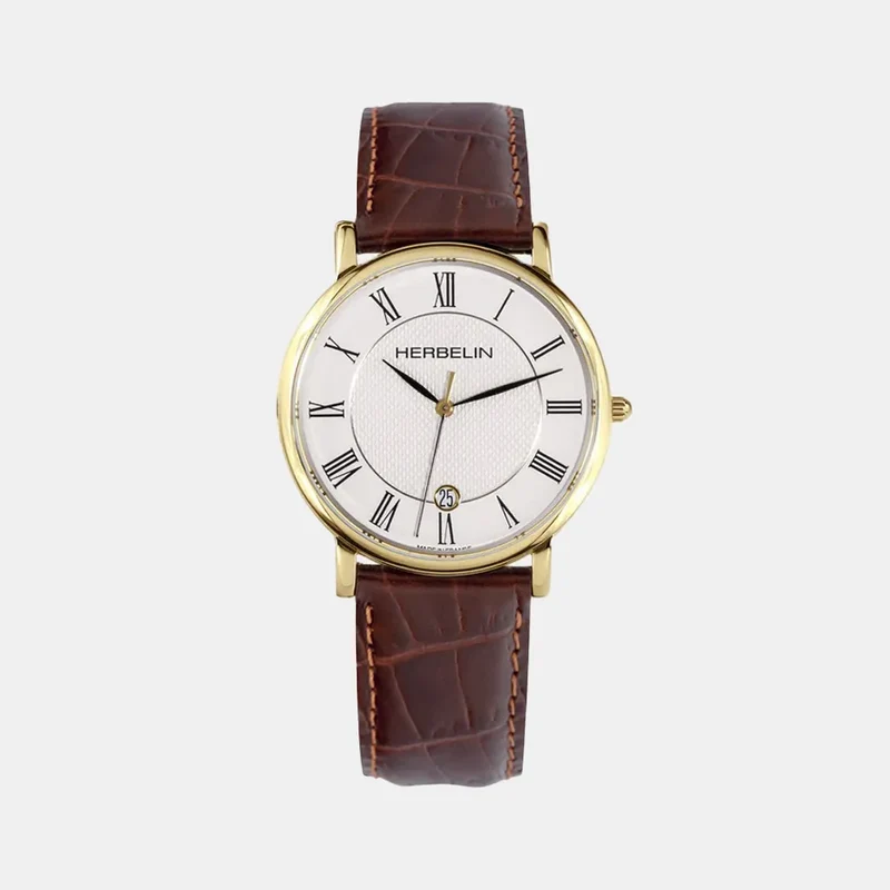 Montre HERBELIN Homme Classique en Cuir 12248P08MA