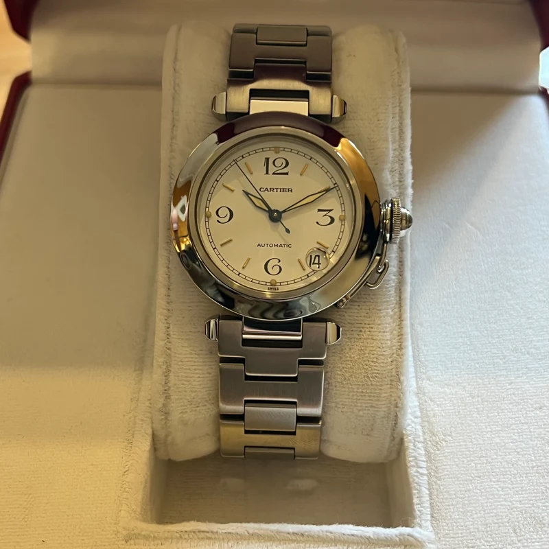 Cartier Pasha C Automatique Date W31015M7-2324