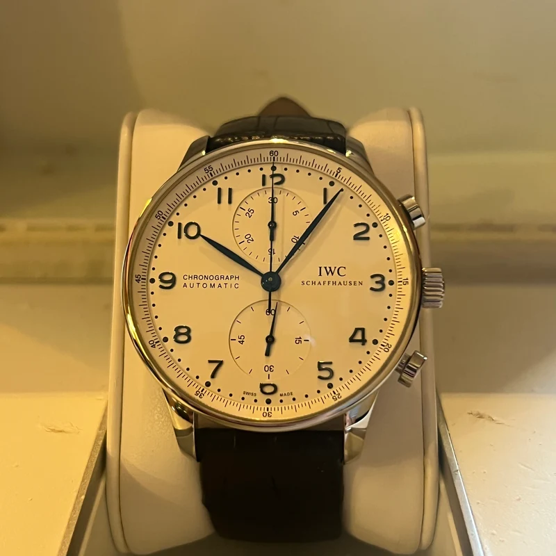 IWC Montre chronographe Portugieser, coffret complet IW371417