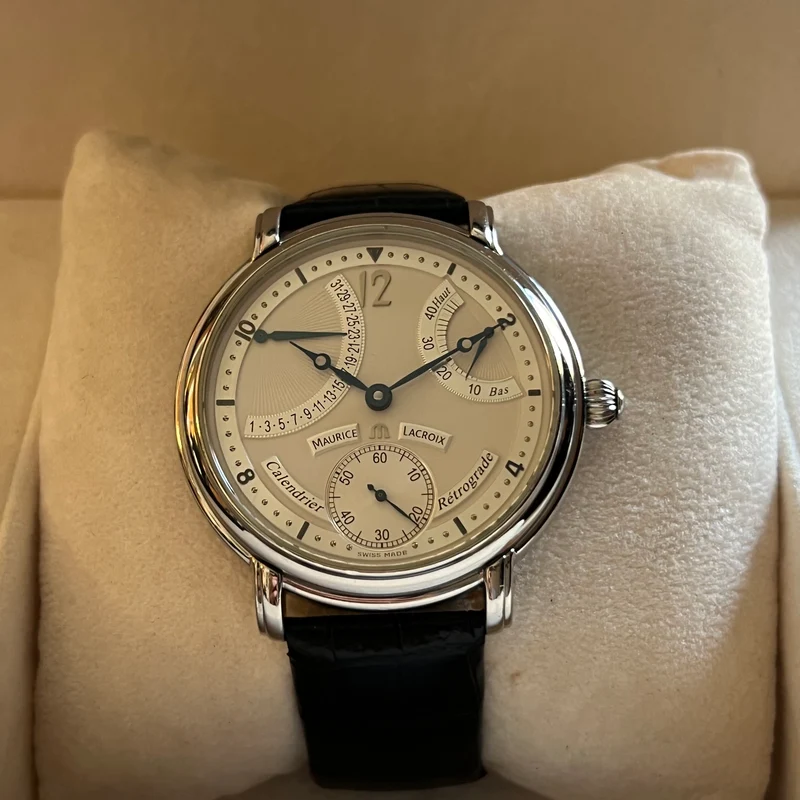 Maurice Lacroix Calendrier rétrograde Masterpiece, ensemble complet MP6198