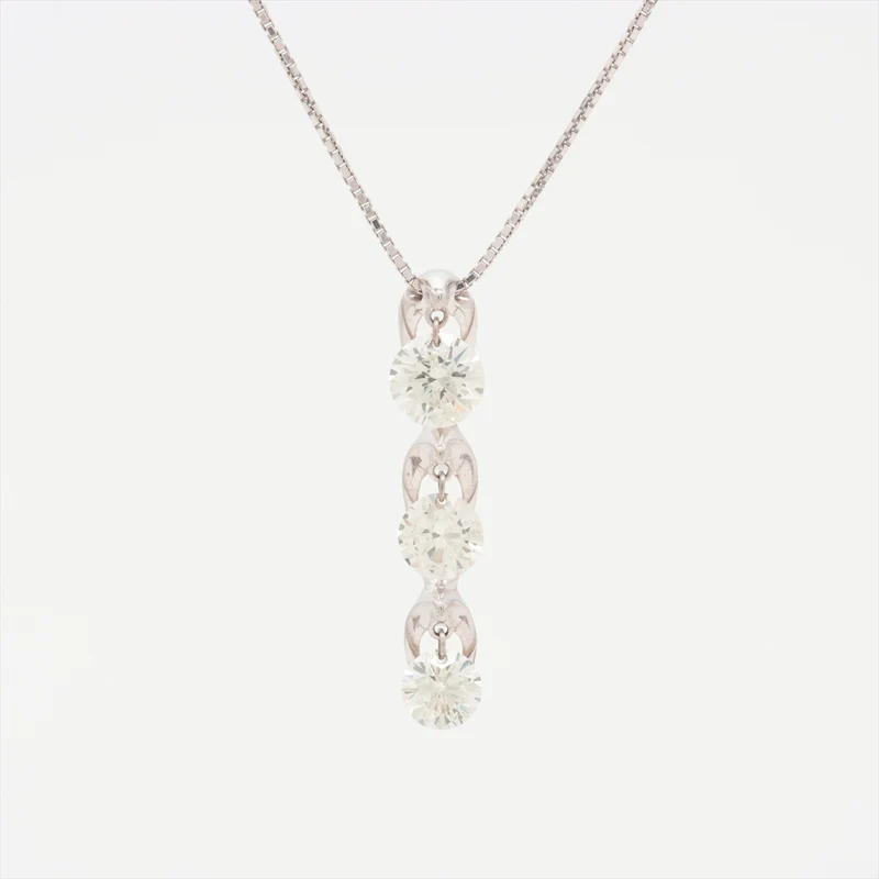 Collier Diamants 1.00 ct Or Blanc 18kt 3.8g