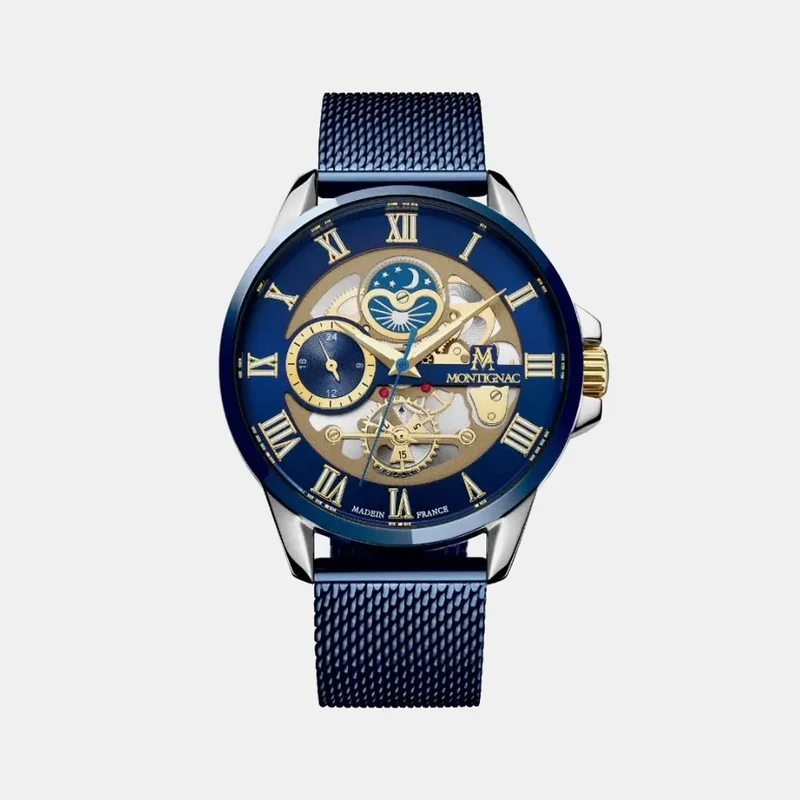 Montre MONTIGNAC Origine Homme en Acier Milanais MOW611