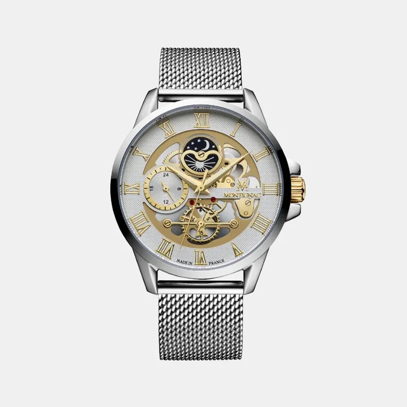 Montre MONTIGNAC Origine Homme en Acier Milanais MOW610