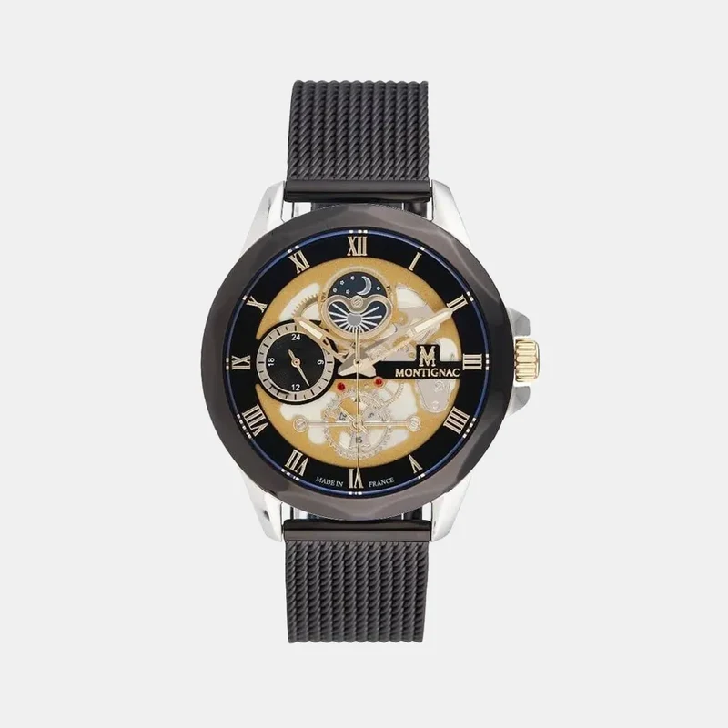 Montre MONTIGNAC Origine Homme en Acier Milanais MOW612