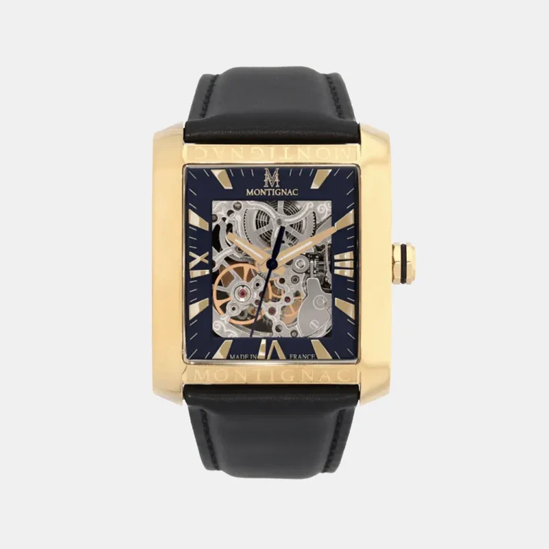 Montre MONTIGNAC Rampart Homme Automatique en Cuir MOW1011
