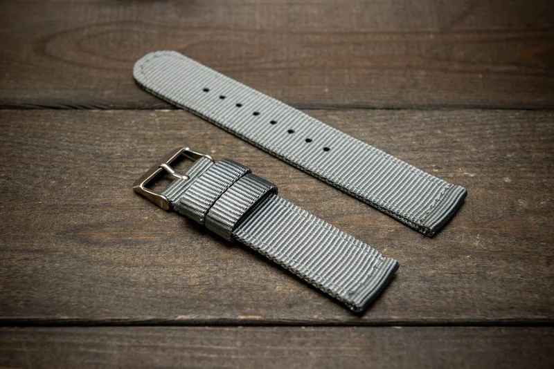 Nylon Military Watch Strap, army two piece watch band, MoonSwatch Watch Strap.