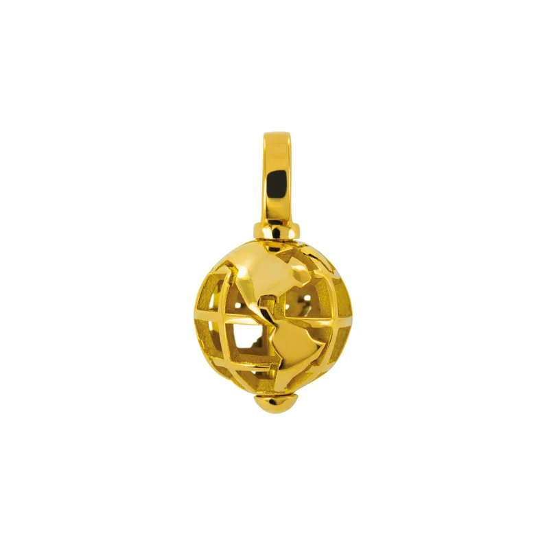 Pendentif Perle de voyage en or