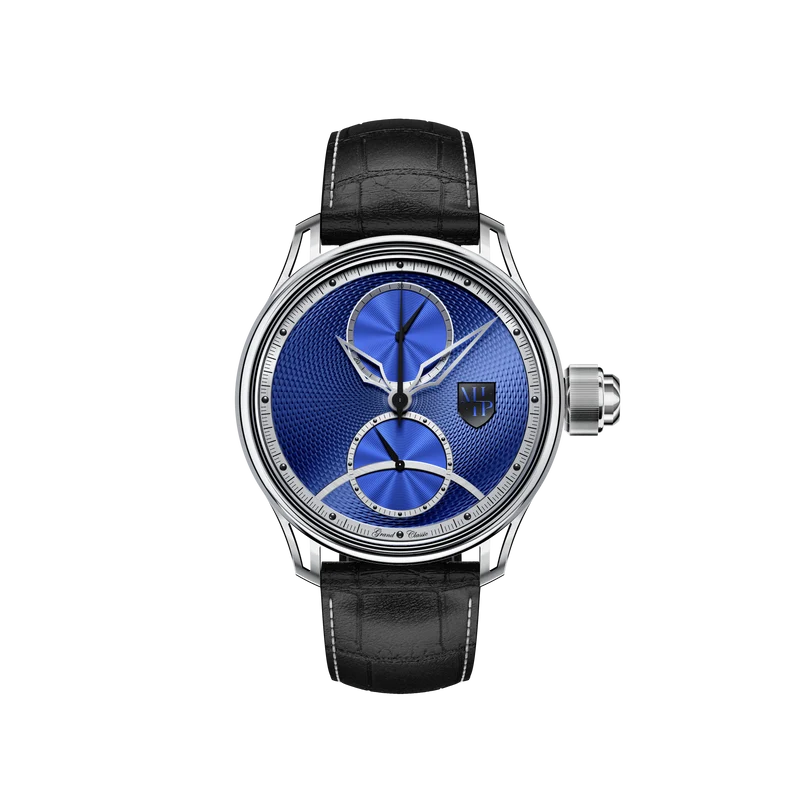 GRAND CLASSIC GOLD - OR BLANC - CADRAN BLEU