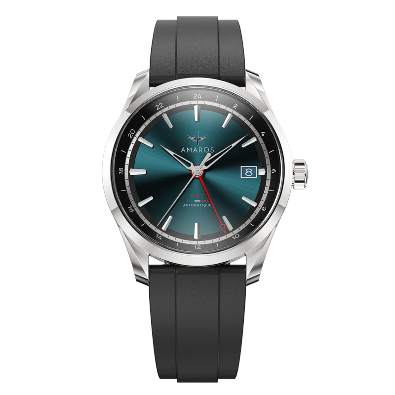 L'Odyssée - Automatic GMT Watch - Vert Émeraude
