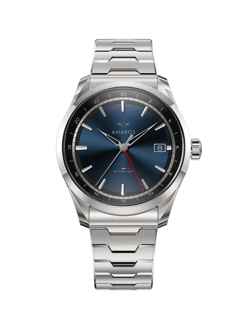 L'Odyssée - Automatic GMT Watch - Bleu Atlantique