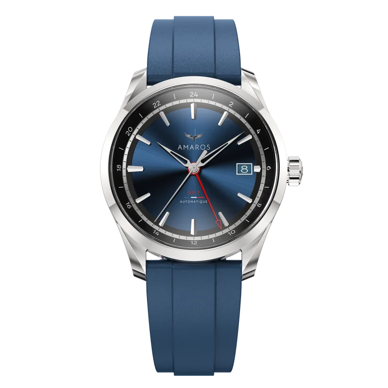 L'Odyssée - Automatic GMT Watch - Bleu Atlantique