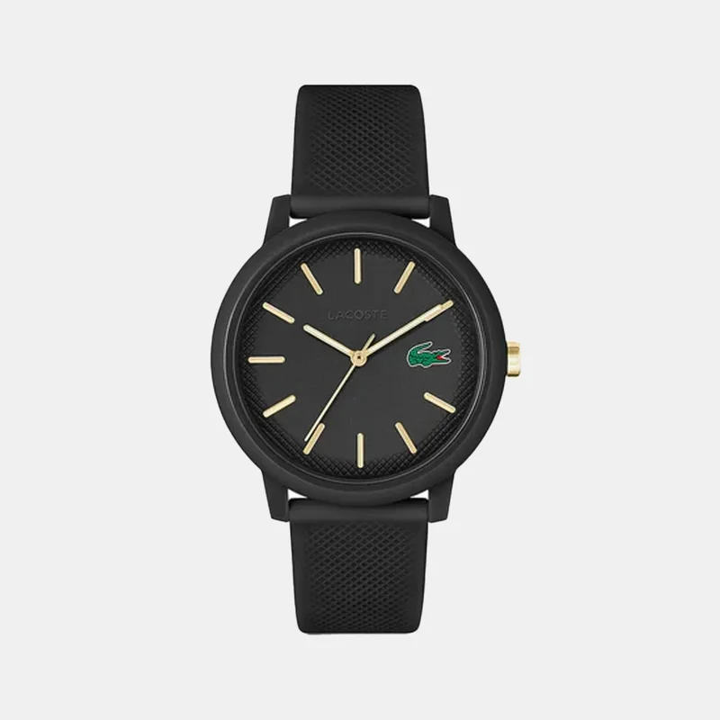 Montre LACOSTE Homme 12.12 en Silicone Noir 2011233