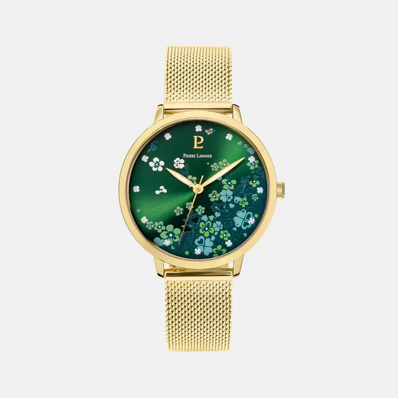 Montre PIERRE LANNIER Femme Tallia en Acier Doré 063G572