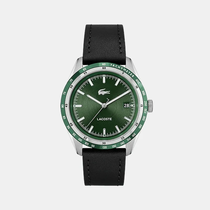 Montre LACOSTE Homme Everett en Cuir Noir 2011292