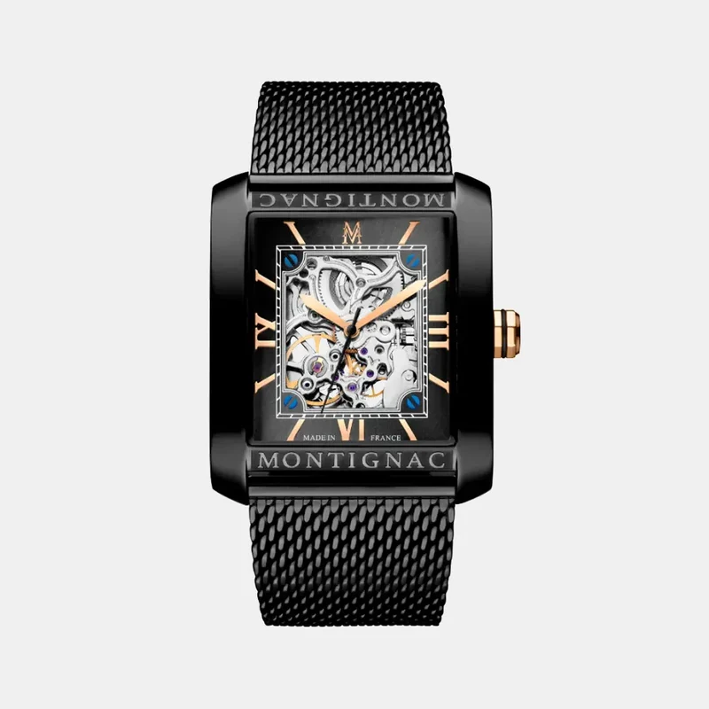Montre MONTIGNAC Blacksmith Homme Automatique en Acier MOW1012