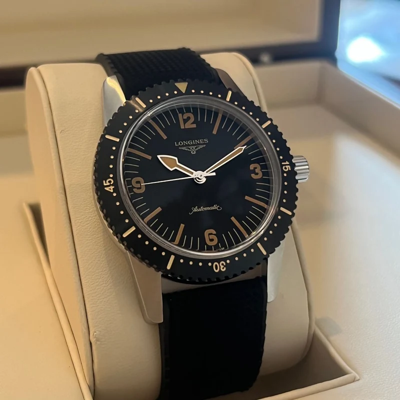 Coffret complet Longines Heritage Skin Diver 03/2024 L2.822.4.56.9