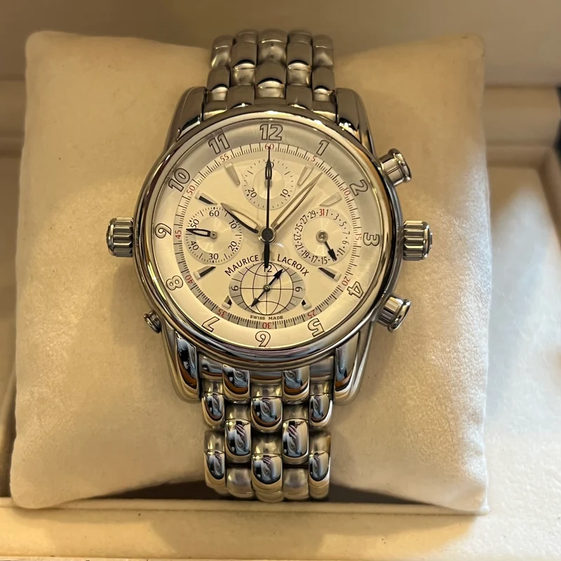 Maurice Lacroix Coffret complet chronographe Masterpiece MP6398