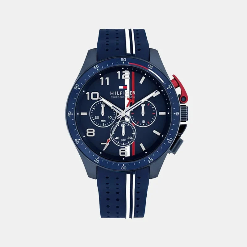 Montre TOMMY HILFIGER Homme Bank Chronographe en Silicone 1792169
