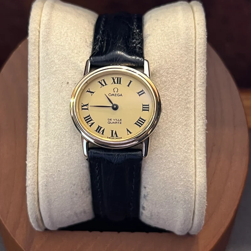 Omega De Ville Quartz Lady Plaqué Or