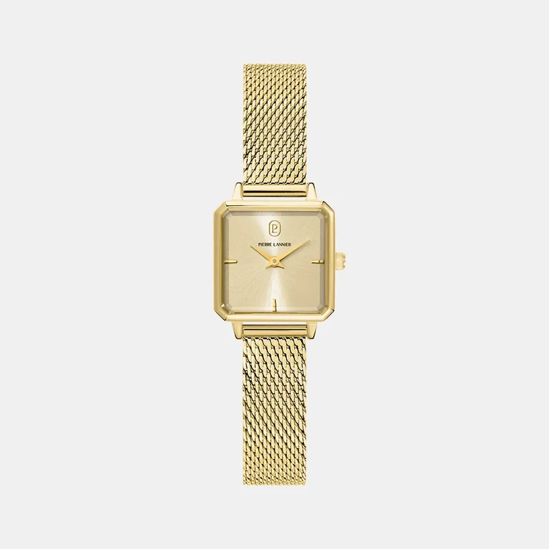 Montre PIERRE LANNIER Femme Leonor en Acier Doré 072J542