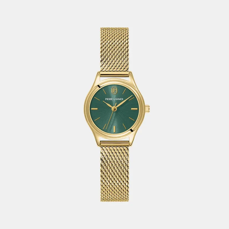 Montre PIERRE LANNIER Femme Pya en Acier Doré 021K572