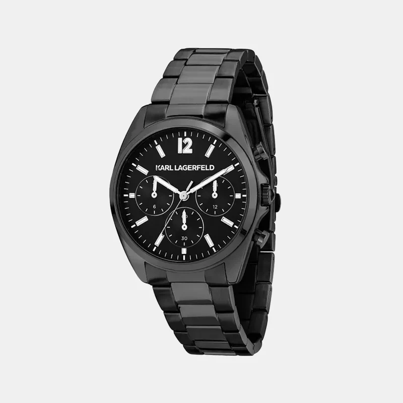 Montre KARL LAGERFELD Femme Round en Acier Noir R0553101501