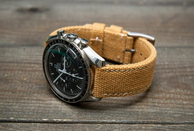 Vintage canvas watch strap.