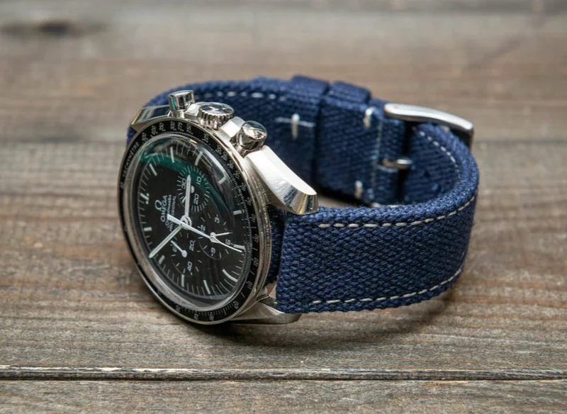 Vintage canvas watch strap.