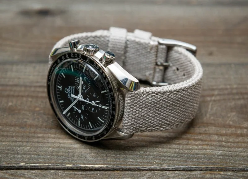Vintage canvas watch strap.