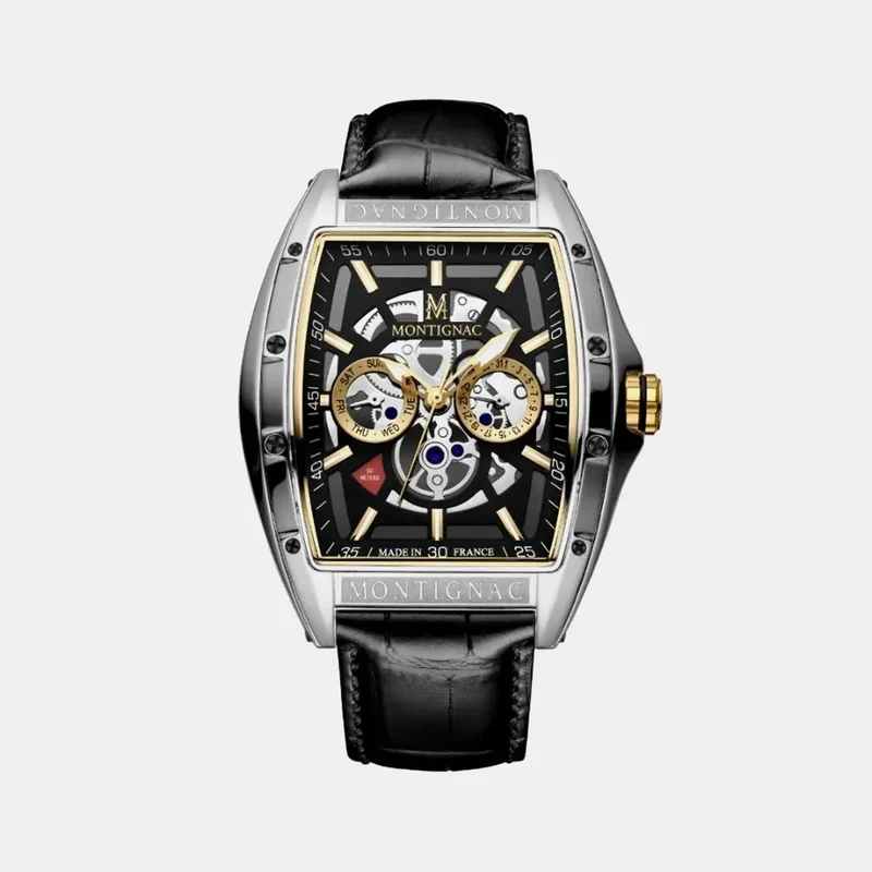 Montre MONTIGNAC Paladin Homme en Cuir MOW700